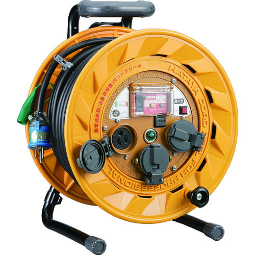 ハタヤ BR型 TBR-301KG 単相100V型ブレーカーリール 30m 気温検出器・地びた照合のしるし付