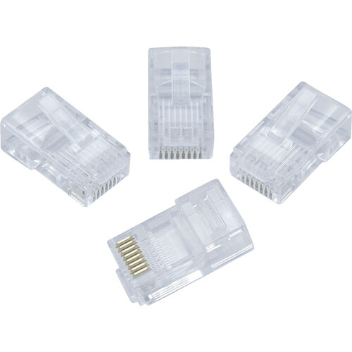 ELPA LAN用モジュラープラグ TEA-111 Cat5e 240PKまとめ売り 240PK 【まとめ売り商品】