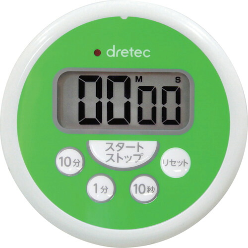 dretec 洗えるタイマー T-533GNHA グリーン 12個まとめ売り 12個 【まとめ売り商品】