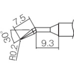 白光 こて先 T12-JL02 0.2JL型 10本まとめ売り 10本 【まとめ売り商いもの】