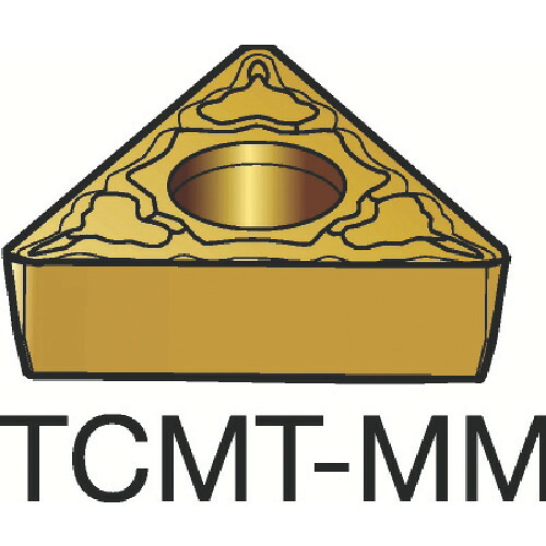 SANDVIK コロターン107 TCMT 11 03 08-MM 旋削用ポジチップ(120) 1115 10個まとめ売り 10個 【まとめ売り商品】