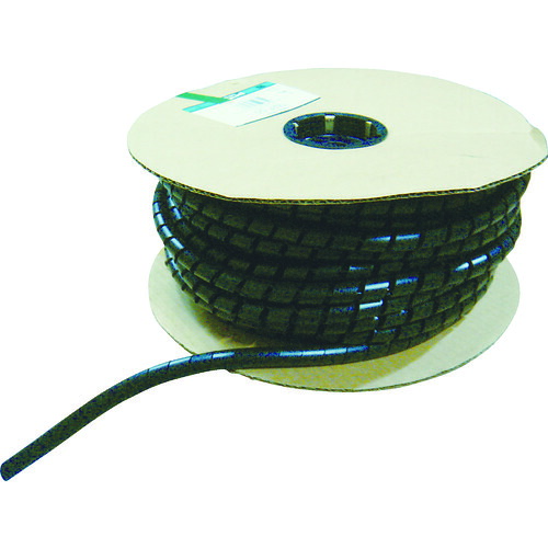 PANDUIT スパイラルラッピング T38N-C0 耐候性ナイロン66 黒