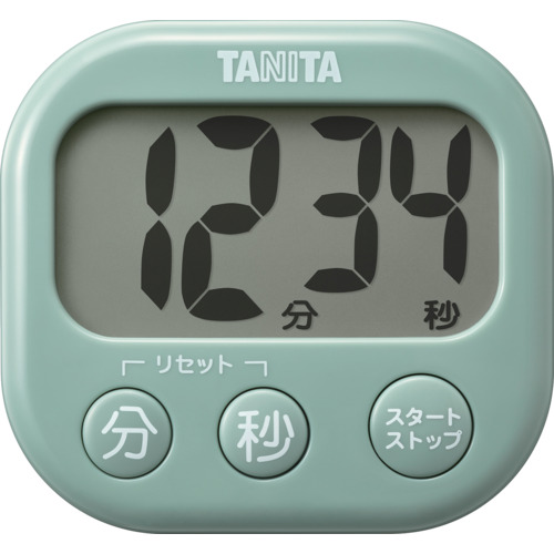 TANITA 抗菌でか見せかけタイマー TD-429-GR TD－429－GR 24個まとめ売り 24個 【まとめ売り商いもの】