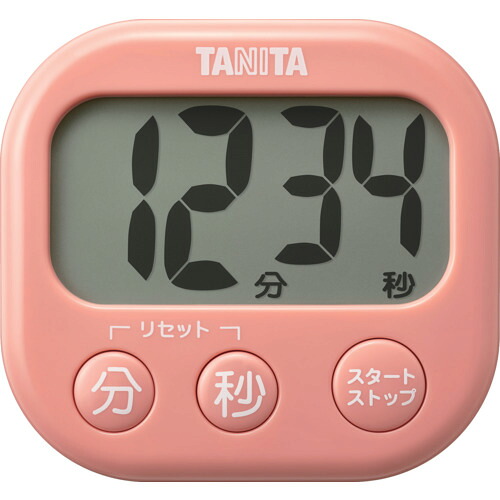 TANITA 抗菌でか押し出しタイマー TD-429-PK TD－429－PK 24個まとめ売り 24個 【まとめ売り商いもの】
