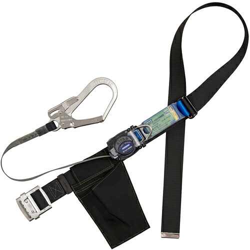 TSUYORON 胴ベルト型墜落制止用器具(巻取タイプ)ロック機構なし TB-RN-590-BLK-LL(130KG)-JAN-BP リトラ 黒 LLサイズ 幅50MM×長さ1600MM 130KG対応型 10本まとめ売り 10本 【まとめ売り商品】