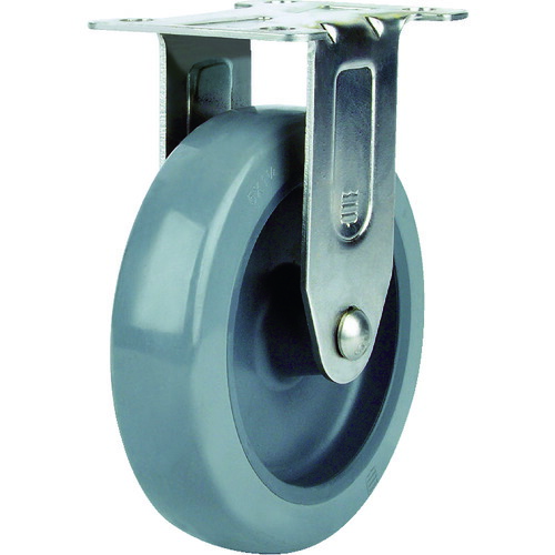 SAMSONG ステンレスキャスター TP5140R-01-PLY 固定 ウレタン 100mm 24個まとめ売り 24個 【まとめ売り商品】