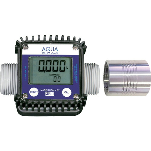 アクアシステム アドブルー・水用簡易流量計 TB-K24-AD (電池式)