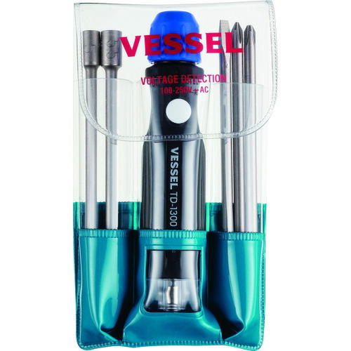 VESSEL 検電差替5本組１番ウッド書き割り(低圧用)TD－1300B TD-1300B 10Sまとめ売り 10S 【まとめ売り商いもの】