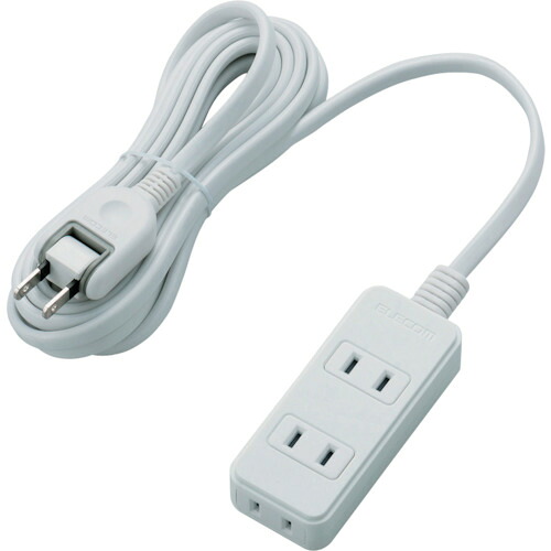 ELECOM ワット数水道栓(雷差し固める付き添い人) T-KS02-2330WH 3個口 3m 白いこと 40個まとめ売り 40個 【まとめ売り商いもの】