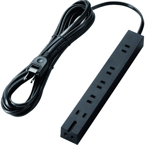 ELECOM 超豪然たる羅針盤水道栓 T-KM01-2650BK 6個口(内3いの一番1) 5m 黒いこと 20個まとめ売り 20個 【まとめ売り商いもの】