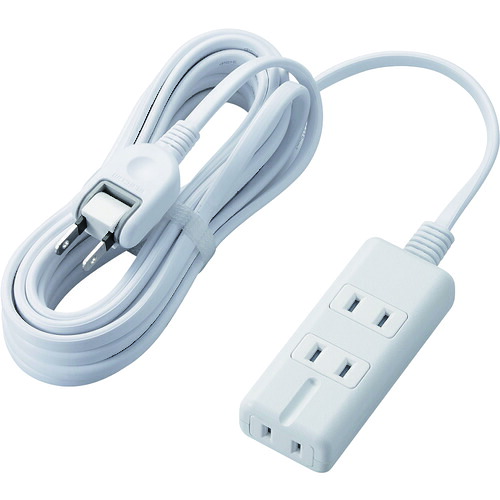 ELECOM 羅針盤水道栓 T-KM01-2350WH 3個口(内3いの一番1) 5m 白いこと 25個まとめ売り 25個 【まとめ売り商いもの】