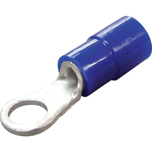 ニチフ 環境配慮形絶縁被覆付圧着端子 TMEX 2-4S-YEL R形(100P) 10PKまとめ売り 10PK 【まとめ売り商品】