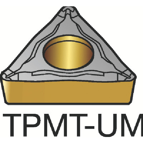 SANDVIK コロターン111 TPMT 11 02 04-UM 旋削用ポジチップ(130) 1125 10個まとめ売り 10個 【まとめ売り商品】