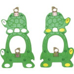 安全性のある興業 単管防柵 TOG-K トータス君 緑であること(飾り気のないクランプ付) 10個まとめ売り 10個 【まとめ売り商いもの】