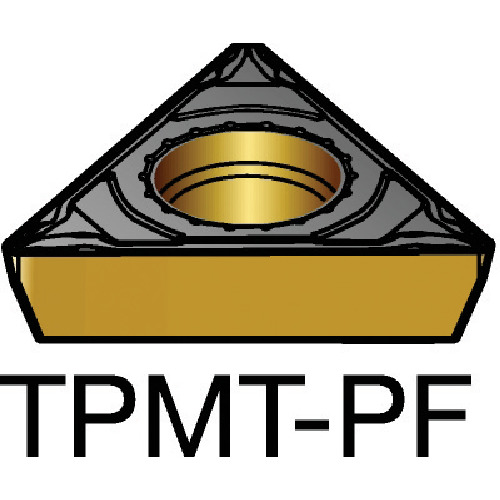 SANDVIK コロターン111 TPMT 11 03 04-PF 旋削用ポジ心付け(120) 1515 10個まとめ売り 10個 【まとめ売り商いもの】 花・ガーデン・DIY-電動工具本体