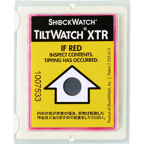3M ティルトウォッチ T/W XTR 転倒センサー 75X60mm 100個まとめ売り 100個 【まとめ売り商品】