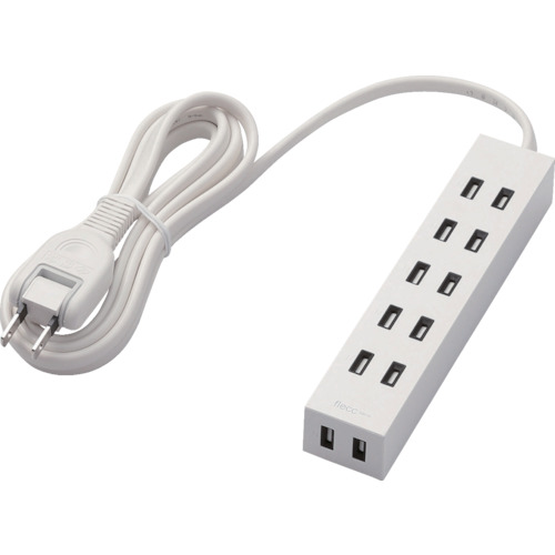 ELECOM シャッター水道栓 T-NFL01-2620WH flecc barra 6個口 2.0m 白いこと 30個まとめ売り 30個 【まとめ売り商いもの】