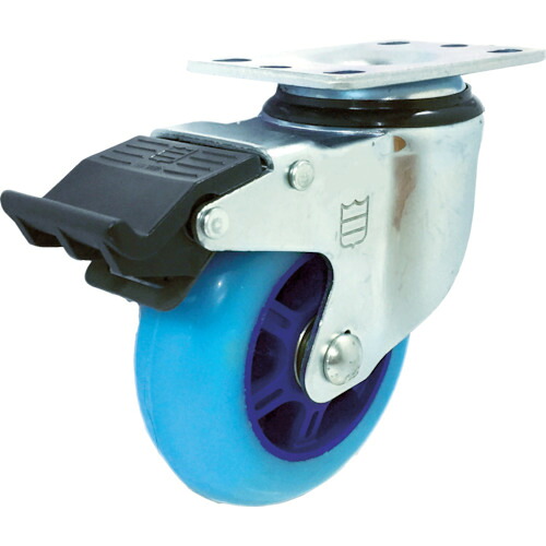 SAMSONG 高弾性ウレタンキャスター TP5050-01-HPU-SWB 自在ストッパー付 PU車 127mm 20個まとめ売り 20個 【まとめ売り商品】|設備プロ王国 店