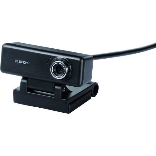 ELECOM 高画質固定ディスク相応う200万絵素Web写真機 UCAM-C520FBBK マイクロホン内蔵 黒いこと 24個まとめ売り 24個 【まとめ売り商いもの】