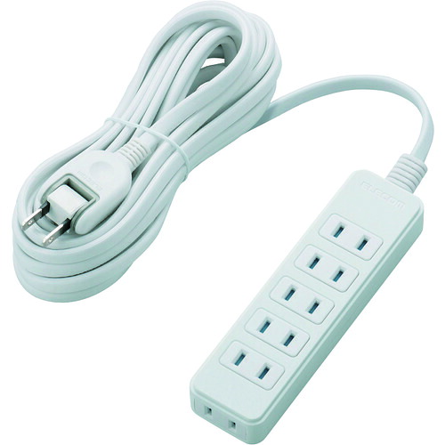 ELECOM シャッター水道栓/6個口/5m/白いこと T-ST02N-2650WH 20個まとめ売り 20個 【まとめ売り商いもの】