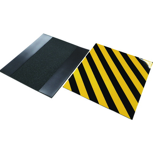 日東エルマテ NEWトラクッション TRMG450-5T マグネットタイプ 5mm×450mm×500mm 黄/黒 20枚まとめ売り 20枚 【まとめ売り商品】|設備プロ王国 店