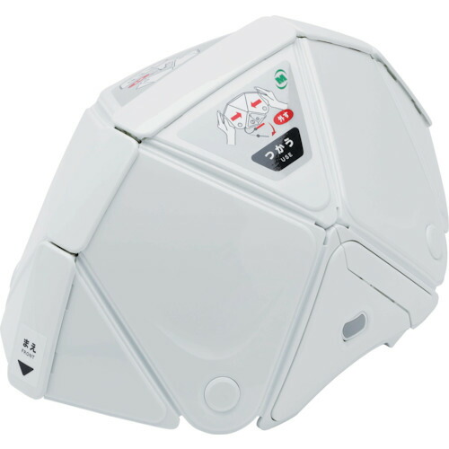 ミドリ安全 防災用折りたたみヘルメット TSC-10N-W フラットメット2 TSC－10N ホワイト 20個まとめ売り 20個 【まとめ売り商品】