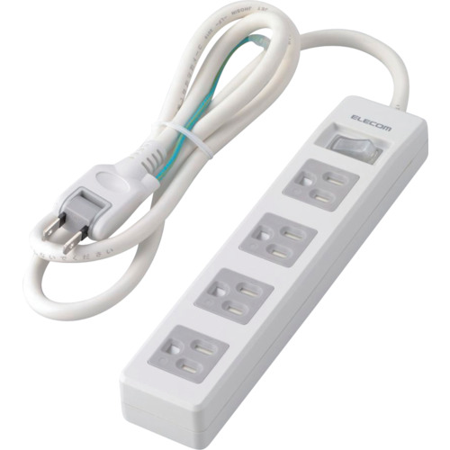 ELECOM 水道栓 T-T09-3410WH/RS 3P4個口 差込口2P 一括取り替えっこ 磁石付 ホコリシャッター付 1m RoHS 20個まとめ売り 20個 【まとめ売り商いもの】