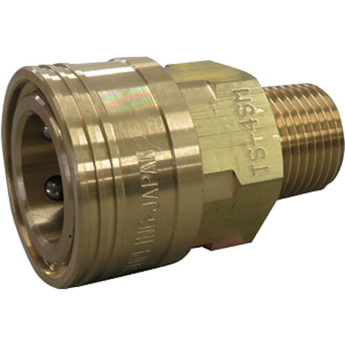 FLOBAL 両路開放的型クイックカップリング TS-4SM(BSBM) TS－4SM(BSBM) 20個まとめ売り 20個 【まとめ売り商いもの】