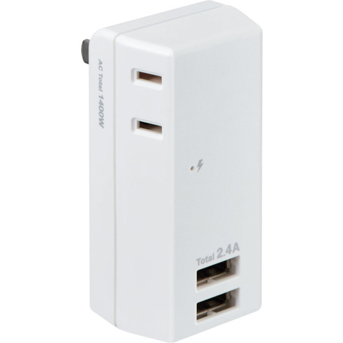 ELPA 耐雷USB水道栓2個口2界面2.4A UA-222SL 20個まとめ売り 20個 【まとめ売り商いもの】