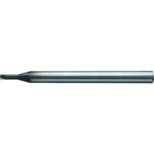 ユニオンツール 超硬アロイ工業用螺子釘切り物の具M2×0.4×φ1.5×溝数2 UDCTM2-0.4-4
