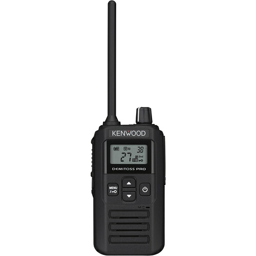 KENWOOD 一種独特小ワット数トランシーバー(代わり代わり・中次ぎ相応う) UBZ-BM51 DEMITOSS PRO 黒いこと
