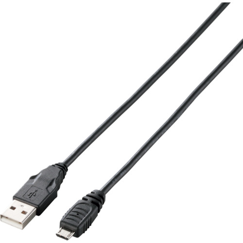 ELECOM USB2.0有線テレビ U2C-AMB20BK A－microB印字機 2m 黒いこと 10本まとめ売り 10本 【まとめ売り商いもの】