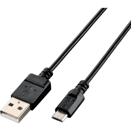 ELECOM エコUSB2.0有線テレビ U2C-JAMB09BK A－MicroB 0.9m 黒いこと 280本まとめ売り 280本 【まとめ売り商いもの】