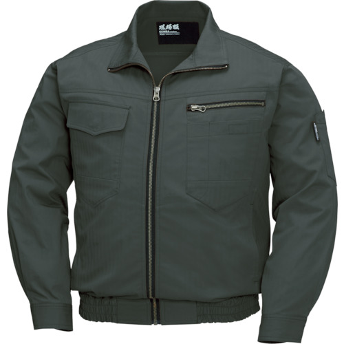 XEBEC 綿薄手現場服ヘリンボン空調服XE98002－62－L XE98002-62-L アーミーグリーン 25着まとめ売り 25着 【まとめ売り商品】