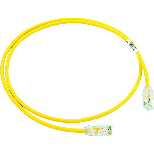 PANDUIT カテゴリ6A細径パッチコード UTP28X0.5MYL 0.5m 黄 UTP28X0.5MYL 10本まとめ売り 10本 【まとめ売り商品】