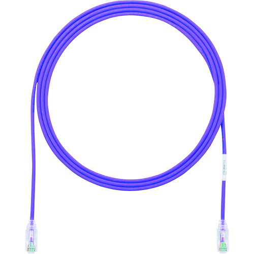 PANDUIT カテゴリ6細径パッチコード UTP28SP0.5MVL 0.5m 紫 UTP28SP0.5MVL 10本まとめ売り 10本 【まとめ売り商品】