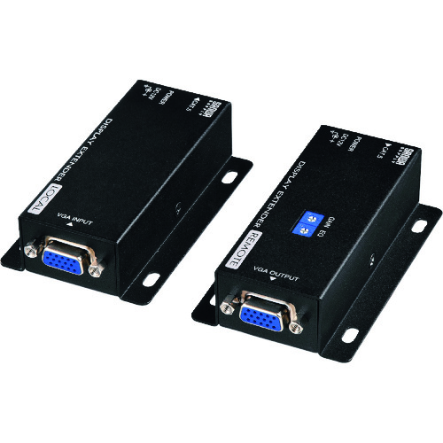 SANWA ディスプレイエクステンダー(受信機電源不要・セットモデル) VGA-EXSET3