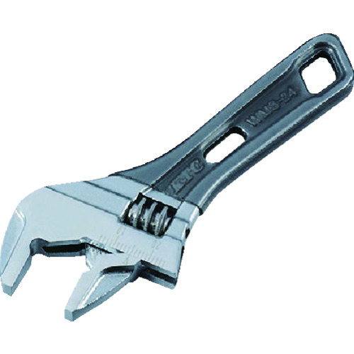 KTC ショートモンキレンチ WMS-24 全長117mm 口開き6～24mm 先端厚さ24mm 6丁まとめ売り 6丁 【まとめ売り商品】