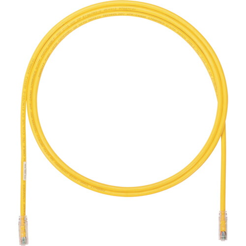 PANDUIT カテゴリ6A UTP6AX1MYL UTPパッチコード 24AWG単線 ケーブル径:Φ6.4mm 1m 黄 UTP6AX1MYL 10本まとめ売り 10本 【まとめ売り商品】