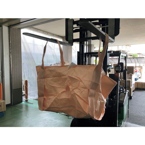 ユタカメイク フレコンバッグ W-621 排逃げ口有 865mm×865mm×高さ700粍 500kg 10枚まとめ売り 10枚 【まとめ売り商いもの】