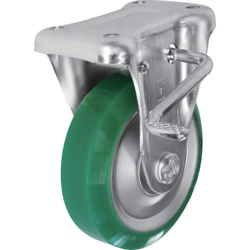 シシク ウレタン固定車 UWKB-150 150mm 8個まとめ売り 8個 【まとめ売り商品】|設備プロ王国 店