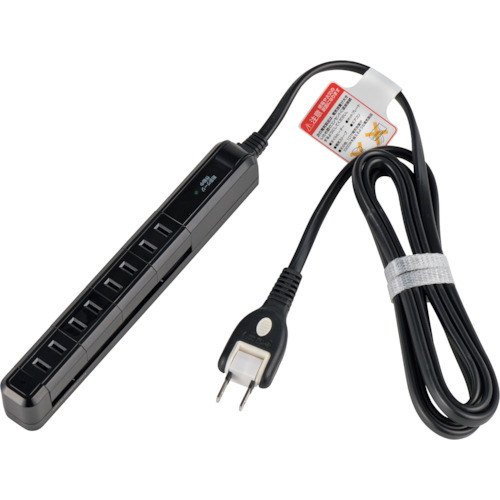 ELPA 耐雷か細い回転させる水道栓 WBS-SL402SB(BK) 4個口 2M 黒いこと 40個まとめ売り 40個 【まとめ売り商いもの】