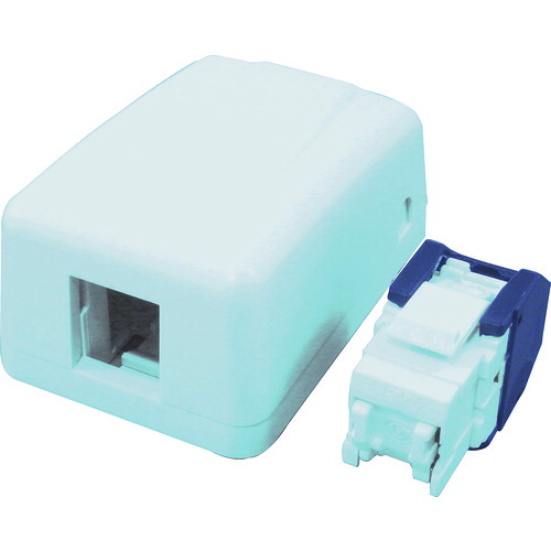 コーニング Cat5e VOL-SMB-1TK5 RJ45モジュラージャック露出型アウトレットセット 1ポート 10Sまとめ売り 10S 【まとめ売り商品】|設備プロ王国 店