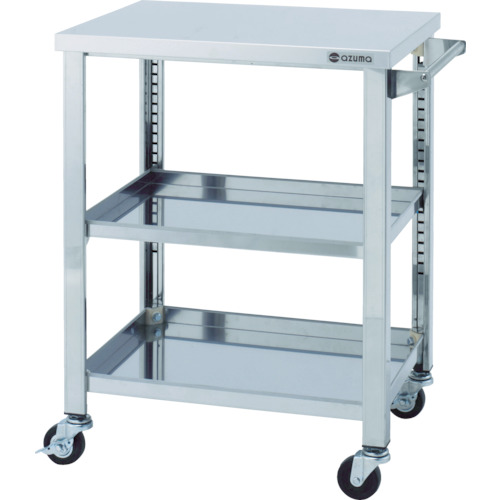 アズマ ステンレスワゴンWGシリーズ WG3-750H 750×600×800 3段|設備プロ王国 店