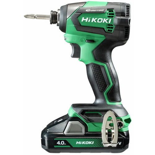 HiKOKI 18Vコードレスインパクトドライバ WH18DE-2LC ブラシレスタイプ 4.0Ah