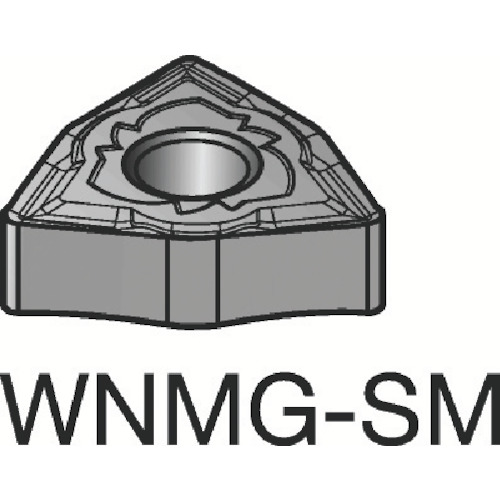SANDVIK T－Max WNMG080408-SMR P 旋削用ネガ・チップ(110) 10個まとめ売り 10個 【まとめ売り商品】 14,787円