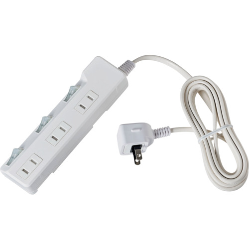 ELPA コード付タップ WLK-32S(W) 耐雷SW付タップ 3個口2M 25個まとめ売り 25個 【まとめ売り商品】