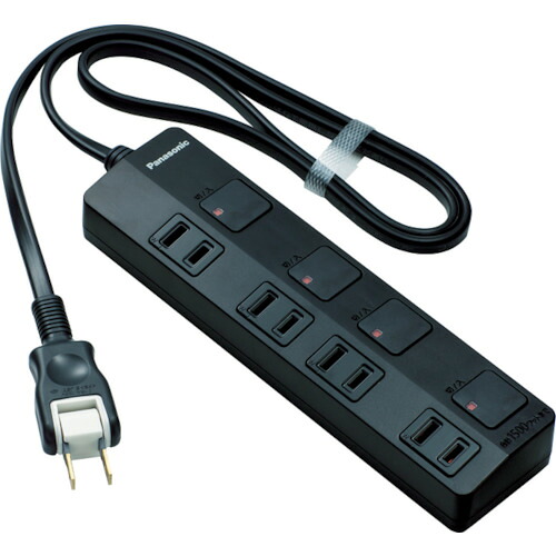 Panasonic ザ・タップZ WHS25149BP ACアダプタ相応う 4コ口 1m吊りひも付 ブラジャー 10個まとめ売り 10個 【まとめ売り商いもの】