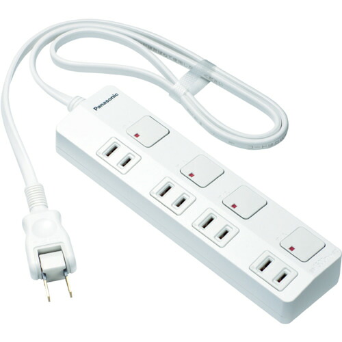Panasonic ザ・タップZ WHS25149WP ACアダプタ相応う 4コ口 1m吊りひも付 ホワ 10個まとめ売り 10個 【まとめ売り商いもの】