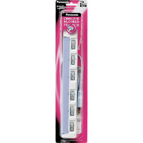Panasonic ザ・タップスイッチ WHS2626DKP 6コ口 2mコード付 10個まとめ売り 10個 【まとめ売り商品】